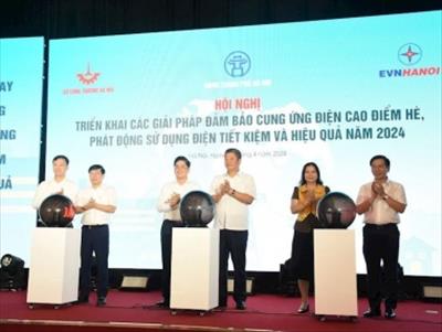 Hà Nội phát động cao điểm hè sử dụng điện tiết kiệm, hiệu quả năm 2024